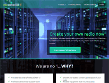 Tablet Screenshot of free-shoutcast.com
